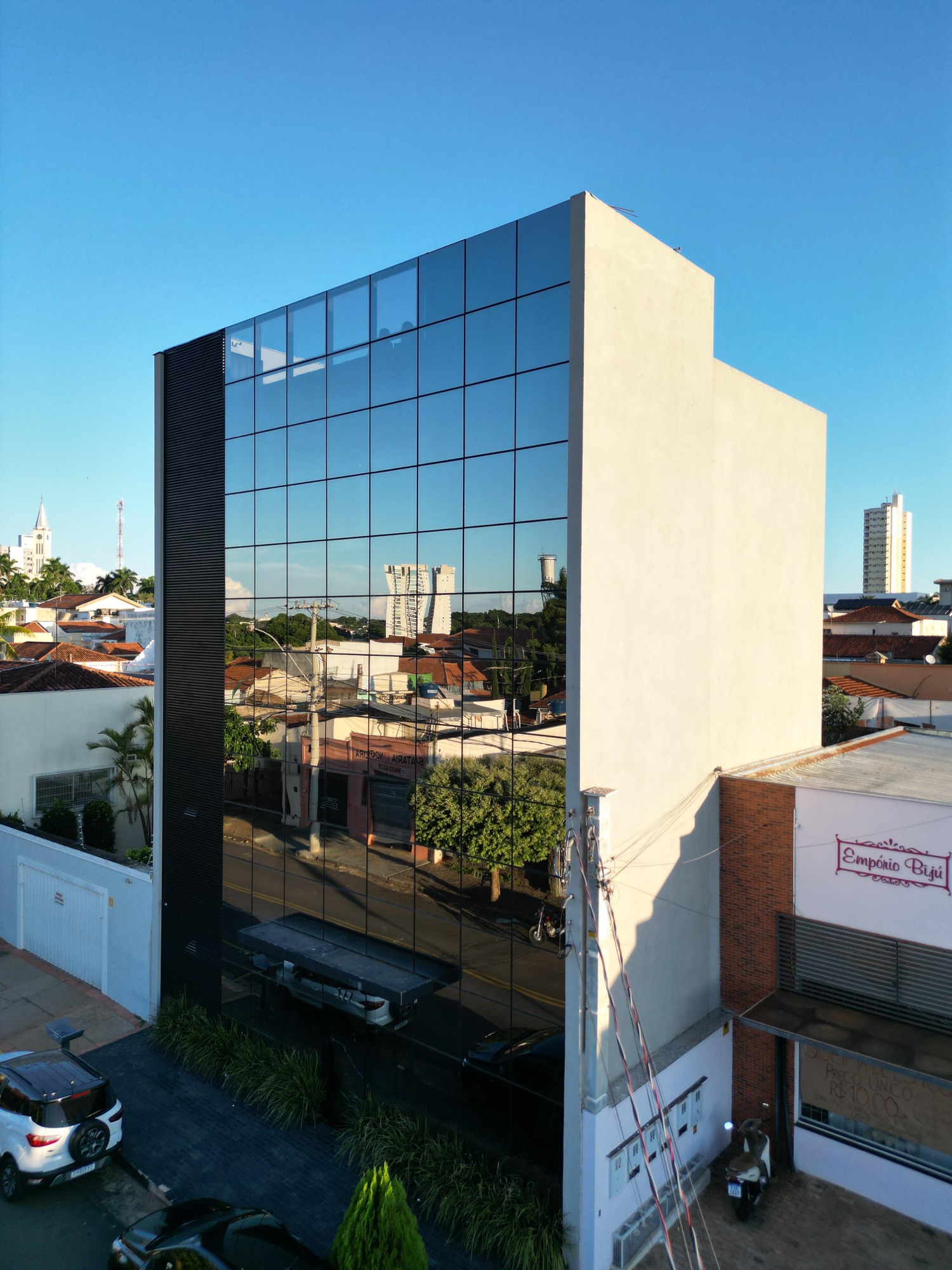 Fachada do prédio do B.office.